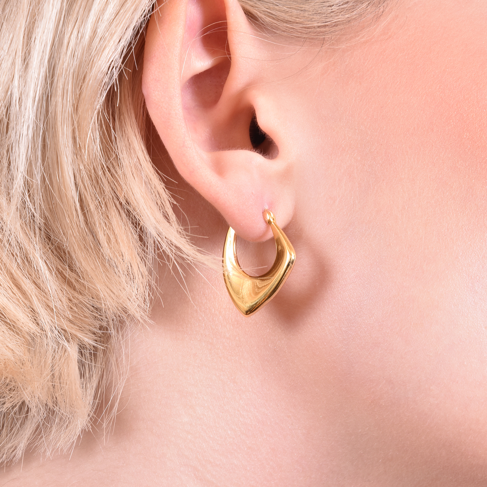 Bailey Irregular Gold Vermeil Earrings Culturesse
