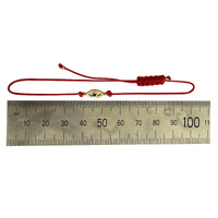 Aysun Gold Evil Eye Bracelet (Red String)
					