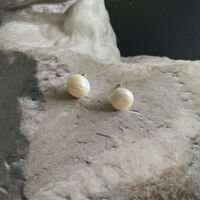 Bay Baroque Pearl Stud Earrings (Imperfect No.2)