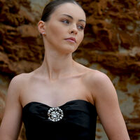 Cancer Artisan Zirconia Pavé Stud Earrings (Silver)