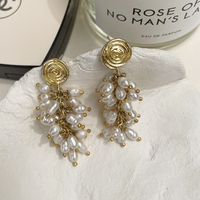 Bellarose 24K Artisan Pearl Drop Earrings