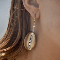 Willow Runway Shell Art Earrings