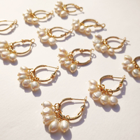 Esmee Freshwater Pearl Hoop Earrings
