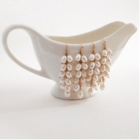 Elin Freshwater Pearl Drop Earrings