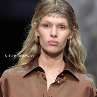 Orsa Chunky Geometric Drop Earrings (Gold)