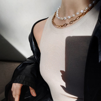 Andy Gold Chain Necklace
					