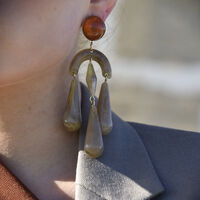 Soft Echo Resin Drop Earrings