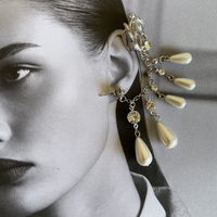 Florian Shimmer Dangle Climber Earrings