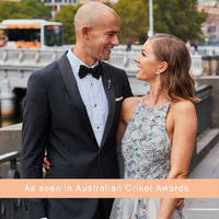 Lilie Crystal Tassel Earrings  (my ears are pierced)