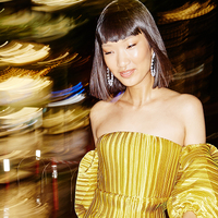 Mirabella Catwalk Diamante Statement Earrings (Silver)