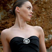 Scorpio Artisan Zirconia Pavé Stud Earrings (Silver)