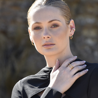 Avenly Classic Gold Vermeil Hoop Earrings 