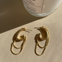 Lurice Tri-curve Tassel Drop Earrings