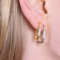 Fletcher U Earrings (Silver)