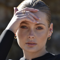 Bria Austrian Zircon Cuff Earrings (Pair)