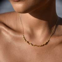 Be The Flow Necklace & Bangle Gift Set (Gold)
					