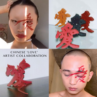 Chinese Artisan Love Earrings & Necklace Gift Set (Silver)
					