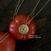 Everyday Zen Pendant Necklace (Gold)