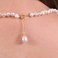 Cyrene Fine Freshwater Pearl Necklace 
					