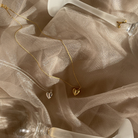 Kindred Heart Pendant Necklace (Gold)
					