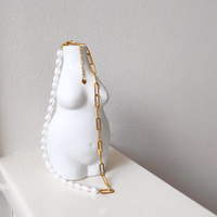 Indira Freshwater Pearl Chain Necklace
					