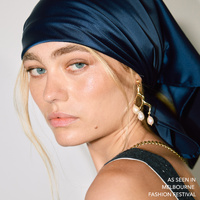 Esmese Artisan 24K Coral Pearl Drop Earrings
					