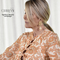 Etienne 24K Baroque Pearl Drop Earrings