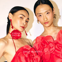 Arabella Rouge Beaded Earrings (Ears: My ears are pierced)