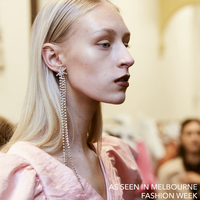 Miranda Crystal Diamante Earrings (My ears are pierced)