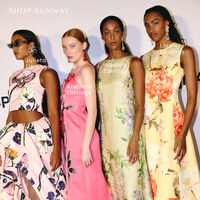 Julieta Catwalk Diamante Flower Earrings (Oversized)