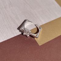 Braque Artisan Sculptural Frame Open Ring