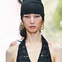 Lotta Luxury Sculptural Hoop Earrings