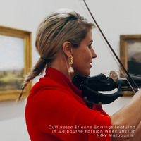 Etienne 24K Baroque Pearl Drop Earrings