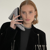 Desdelina Jewel Embellished Baroque Pearl Earrings
					