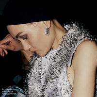 Lamia Diamnate-embellished U-hoop Earrings