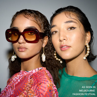 Francine 24K Luxury Pearl Sculpture Earrings