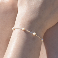 Chaya Fine Silver Pearl Bracelet image