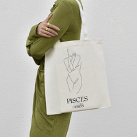 She Is Pisces Eco Zodiac Muse Tote Bag image
