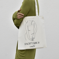 She Is Sagittarius Eco Zodiac Muse Tote Bag image