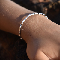Be The Flow Artisan Bangle (Silver) image