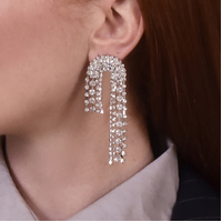 Juliet Crystal Diamante Earrings image
