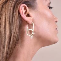 Jacithe Modern Line Art Earrings image