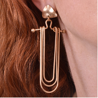 Editta Sculpture Layered Earrings image
