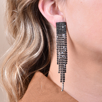 Marley Shinning Noir Earrings image