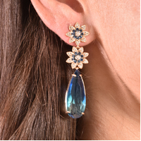 Claramay Glamour Zircon Drop Earrings image