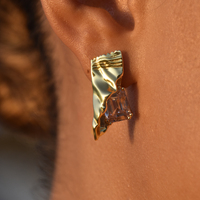 Bonbons Artisan Mismatched Earrings (Gold Vermeil) image