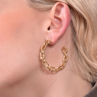 Milan Chained Love Earrings image