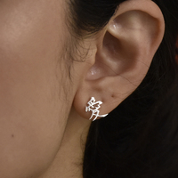 Chinese Love Earrings (Silver) image
