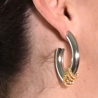 Xena Contemporary Loop Statement Earrings image