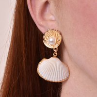 Mercy Shell Drop Earrings image